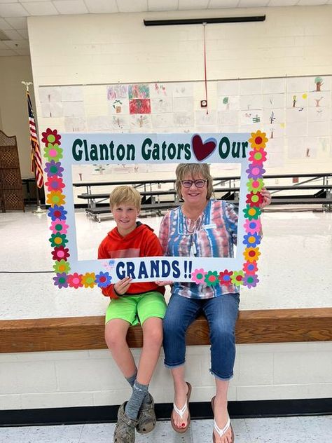 Grandparents Day Photo Backdrop, Thankful For Us, Happy Grandparents Day, Catholic Education, So Thankful, Grandparents Day, To The Moon And Back, Photo Backdrop, To The Moon