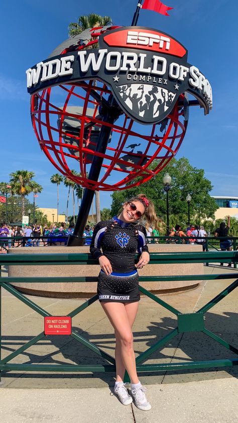 the cheerleading summit (btw we got first !) Summit Cheer, Cheer Aesthetic, Cheer Athletics, Wide World, Vision Boards, Dream Board, Cheerleading, Orlando, Vision Board