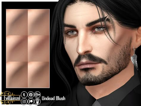 Sims Blush, Male Contour, Sims 4 Men Clothing, Sims 4 Cc Hair, Sims 4 Hair Male, Sims 4 Male Clothes, Sims 4 Tattoos, Makeup Cc, Vampire Makeup