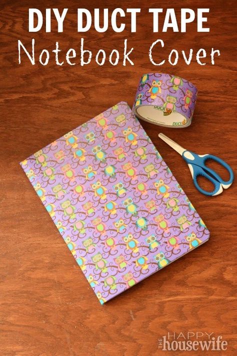 By contributing writer Beth This Duct Tape Composition Notebook Cover is great for back-to-school fun. Your kids will love designing their own personalized journals to stand out from the crowd. This tutorial takes from 5 Decorating Composition Notebooks, Personalized Journals, Bible Camp, Composition Notebook Covers, Duct Tape Flowers, Composition Books, Duct Tape Wallet, Bookbinding Tutorial, Duct Tape Crafts