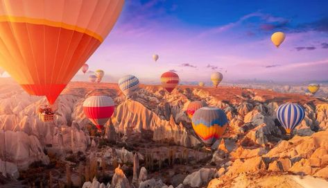 10 Amazing Hot Air Balloon Festivals to Visit in Your RV - RV LIFE Ancient Underground City, Balloon Glow, Balloon Race, Air Balloon Festival, Turkey Tour, Hot Air Balloon Festival, Rv Parks And Campgrounds, Balloon Flights, Underground Cities