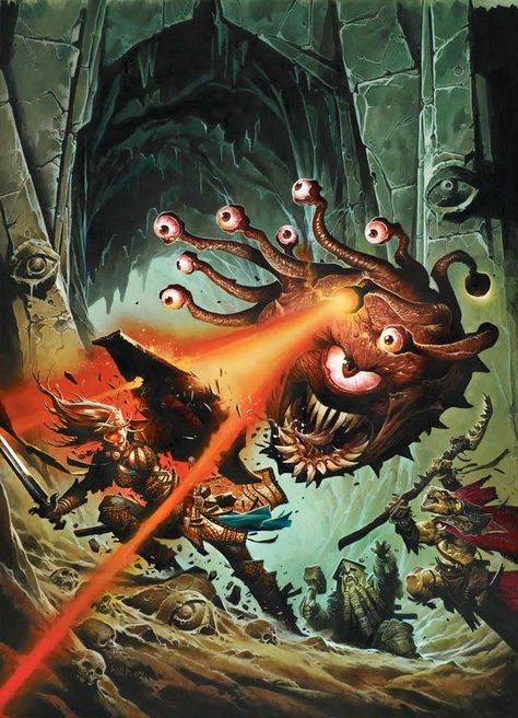 Wayne Reynolds, Myths & Monsters, Advanced Dungeons And Dragons, Dungeons And Dragons Art, Concept Art World, Cool Monsters, Dungeons And Dragons Characters, Dnd Art, Fantasy Monster