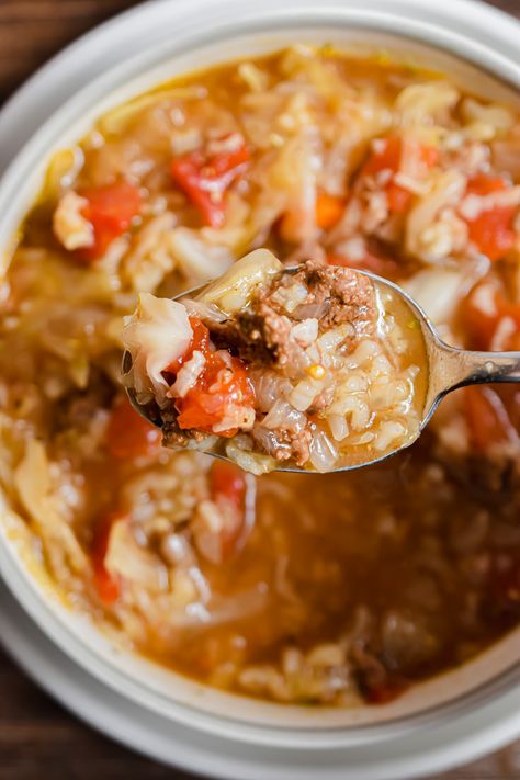 Instant Pot Cabbage Roll Soup, Instant Pot Cabbage, Unstuffed Cabbage Soup, Unstuffed Cabbage Roll Soup, Vegetable Barley Soup, Instant Pot Quinoa, Unstuffed Cabbage Rolls, Stuffed Cabbage Rolls, Unstuffed Cabbage