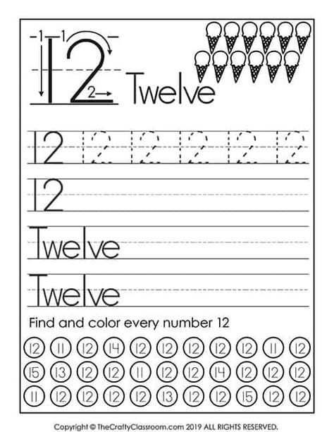 Preschool Counting Worksheets, Color Worksheets For Preschool, Worksheet For Preschool, Preschool Number Worksheets, Preschool Mom, Preschool Counting, Numbers Printable, Free Preschool Printables, Tracing Worksheets Preschool