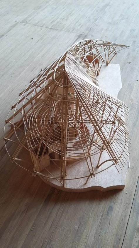 Boat Yard, Bamboo Building, Bamboo House Design, Bamboo Structure, Bamboo Architecture, Pavilion Design, Conceptual Architecture, Arch Model, Bamboo House