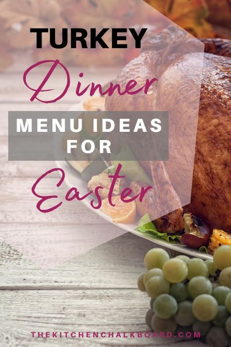 Turkey For Easter Dinner, Easter Turkey Dinner Sides, Easter Turkey Recipes, Easter Turkey Dinner, Easter Dinner Ideas Main Dishes, Turkey Dinner Side Dishes, Turkey Dinner Ideas, Turkey Dinner Recipes, Easter Turkey