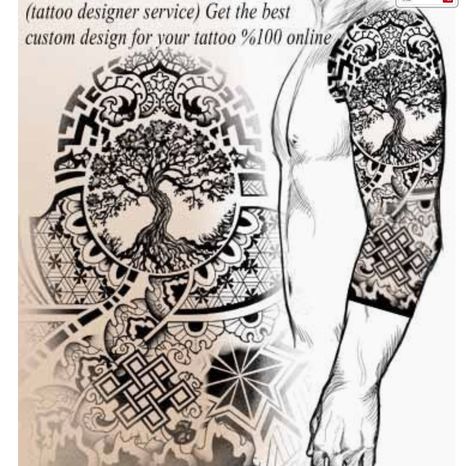 Viking Tattoos Tree Of Life, Irish Viking Tattoos For Men, Yggdrasil Tattoo Vikings Tree Of Life, Norse Tree Of Life Tattoo, Viking Tree Of Life Tattoo, Celtic Tree Tattoos, Yggdrasil Tattoo, Celtic Sleeve Tattoos, Traditional Viking Tattoos