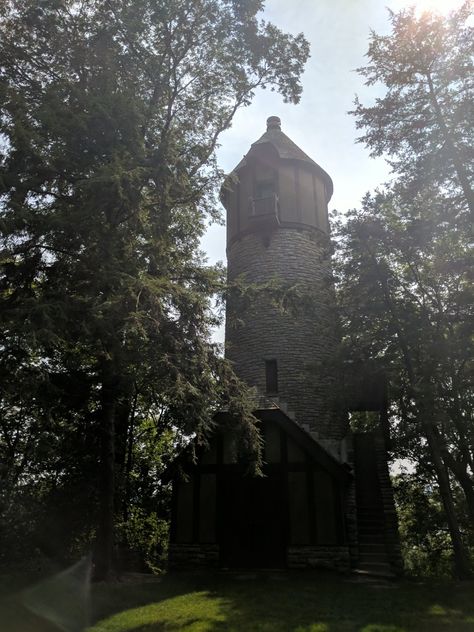 Witch Tower Aesthetic, Tower In The Woods, Wizard Tower Aesthetic, Wizards Tower, Elide Lochan, Tower Aesthetic, Wizard Tower, Book Tower, Tower Falling