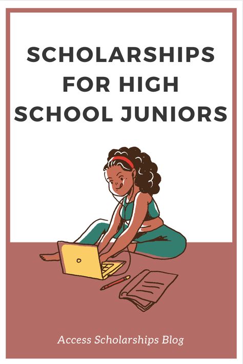 If you're a junior in high school, check out this great list of scholarships that you are definitely eligible to apply for! #college #scholarships #highschool #payingforcollege Scholarships For Juniors In High School, Junior Year High School, Class Of 2026, School Scholarship, College Scholarships, Junior Year, Junior High School, In High School, Art School