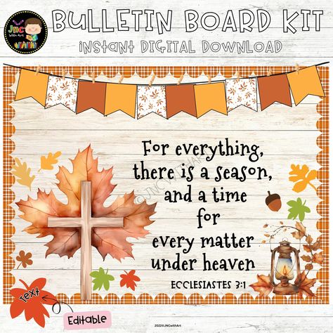 fall church bulletin boards for adults - Google Search Christian Thanksgiving Bulletin Board Ideas, Thanksgiving Poster Board Ideas, Christian Fall Bulletin Board Ideas, Christian Thanksgiving Bulletin Boards, Bible Buddies, Jesus Bulletin Boards, Fall Church Bulletin Boards, Fall Christian, Christian Bulletin Boards