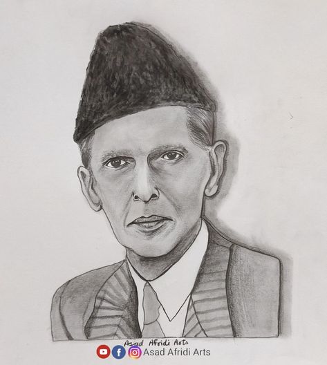 Quaid e Azam Muhammad Ali Jinnah / Sletching / Youtube Subscribe Now 👉 Asad Afridi Arts Quaid E Azam Sketch, Muhammad Ali Jinnah, Chibi Coloring, Quaid E Azam, Easy Hand Drawings, Ronaldo Goals, Argumentative Essay Topics, Chibi Coloring Pages, Hand Drawings