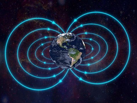 Mathematical Analysis, Earth's Magnetic Field, Earth's Core, Water Movement, Popular Mechanics, Life On Earth, Magnetic Field, North Pole, Energy Healing