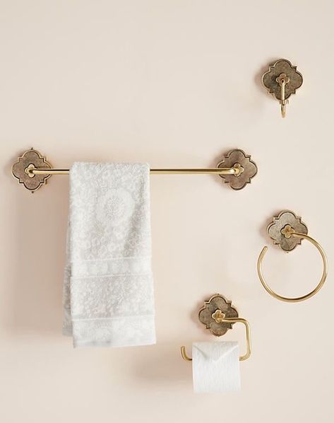 Recent saves ✨ Decorative bath hardware is an easy and afordable way to switch up your bathroom style! 🛁 Which pieces would you choose?? #moodboard #summermood #summerinspo #summerdesign #interiordesign #mbsinteriors Master Bath French Country, French Vanity Light, Bathroom Decor French Country, French Country Master Bath, French Country Bathroom Design, French Country Bathroom Lighting, Parisian Style Bathroom, French Country Bathroom Vanity, Attic Suite