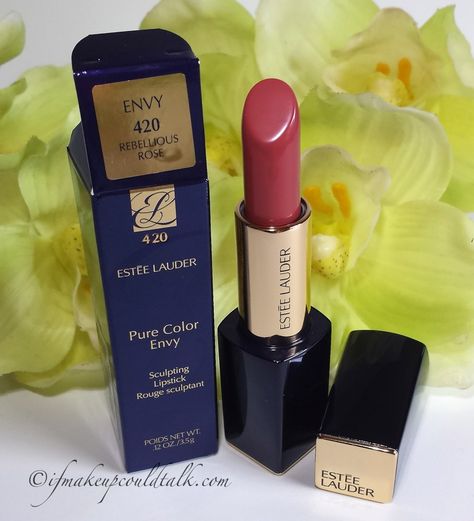 Soft Autumn Makeup, Estee Lauder Lipstick, Estee Lauder Pure Color Envy, Lipstick Shade, Rose Lipstick, Nude Lips, Home Decor Garden, Link Click, Designer Home