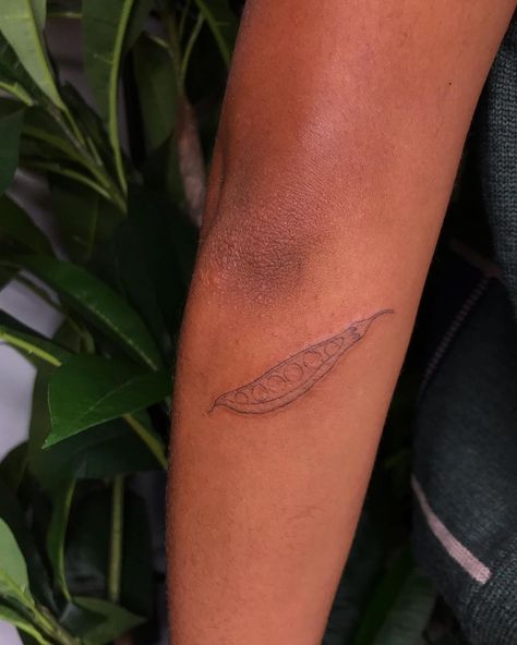 Snow Pea Tattoo, Pea Tattoo Pod, Two Peas In A Pod Tattoo, Peapod Tattoo, Pea Pod Tattoo, Peas Tattoo, Peas In A Pod Tattoo, Pear Tattoo, Pea Tattoo