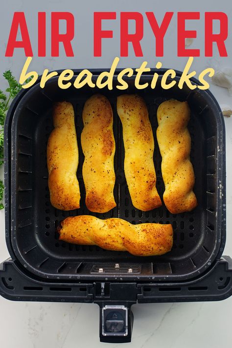 Frozen Breadsticks In Air Fryer, Air Fryer Bread Sticks, Air Fryer Breadsticks, Breadsticks In Air Fryer, Frozen Garlic Bread, Bread Twists, Grill Food, Frozen French Fries, Bread Sticks