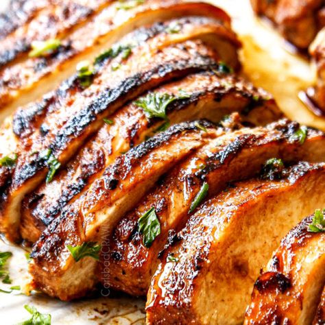 Grilled Chicken Marinade - Carlsbad Cravings Best Grilled Chicken Marinade, Chicken Breast Marinade Recipes, Balsamic Chicken Marinades, Best Grilled Chicken Recipe, Chicken Breast Marinade, Best Chicken Marinade, Grilled Chicken Marinade, Chicken Marinade Recipes, Carlsbad Cravings