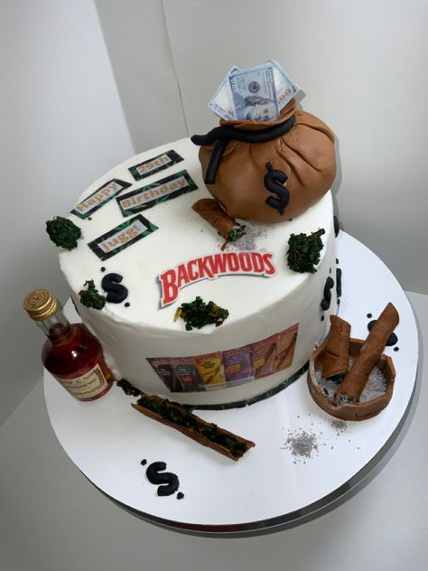 Backwoods Birthday Cake, Backwoods Cake, Hennessy Cake, Black Love Couples, Birthday Cake, Cake, Birthday, Quick Saves, Black