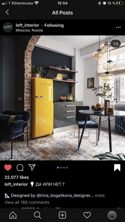 Loft Interior, Cozy Kitchen, Apartment Inspiration, Discount Furniture, Apartment Interior Design, Design Case, Beautiful Kitchens, 인테리어 디자인, Decor Interior Design