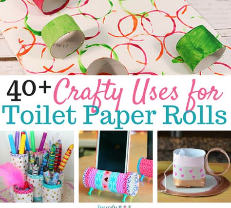 42 Uses for Toilet Paper Rolls - Toilet paper roll crafts for kids, for adults, and for decorating your home (seriously). Telescope Craft, Train Crafts, Toilet Paper Roll Art, Toilet Roll Craft, Recycled Crafts Kids, Rolled Paper Art, Toilet Paper Tube, Toilet Paper Crafts, Toilet Paper Rolls