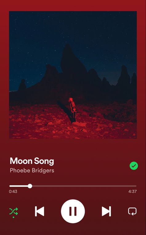 moon song pheobe bridgers spotify song screenshot Pheobe Bridgers Moon Song, Spotify Songs, Moon Song, Spotify Song, Moon, Songs, Music