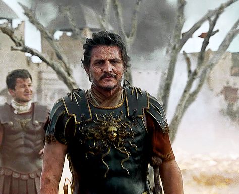 Pedro Pascal as Marcus Acacius in Gladiator 2 Gladiator 2 Pedro Pascal, Pedro Pascal Gladiator, Marcus Acacius, Gladiator 2, My Tears Ricochet, Crush Culture, Marcus Aurelius, Real Men, Pedro Pascal