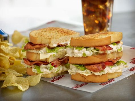 Chicken Salad Club for the win! Wawa Chicken Salad Recipe, Salad Sandwich Recipe, Chicken Salad Sandwich Recipe, Delicious Chicken Salad, Sweet 16 Birthday Cake, Chicken Salad Recipe, Chicken Salad Sandwich, Sweet Pickles, Awesome Food