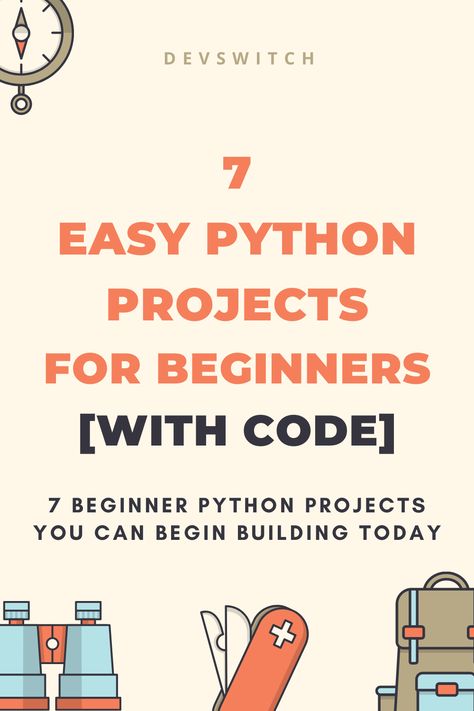 7 Incredibly Easy Python Projects for Beginners in 2021 Coding Tutorials Python, Easy Python Projects, Beginner Python Projects, Python Programming Projects, Python Projects With Source Code, Python Projects For Beginners, Python Coding Projects, Python Programming Coding, Sql Projects