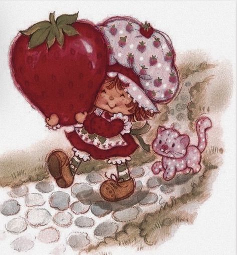 Strawberry Shortcake Pictures, Strawberry Shortcake Cartoon, Strawberry Shortcake Characters, Arte Monster High, Strawberry Shortcake Doll, Vintage Strawberry Shortcake, Old Disney, Strawberry Shortcake, Pink Aesthetic