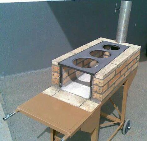 Outdoor Cooking Fireplace, Outdoor Kitchen Decor, Bbq Grill Design, Diy Patio Decor, Outdoor Kitchen Plans, Boho Patio, Outdoor Bbq Kitchen, Diy Porch, Brick Oven