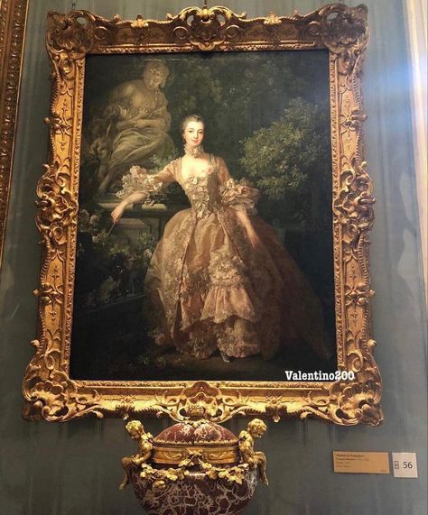 I took this photograph on my last visit to one of my favourite places @wallacemuseum . Painted by Francois Boucher, Portrait of Madame De Pompadour 1759, Vivienne was inspired to create the most incredible dress. From the Vive la cocotte collection fall 1995, the outfits collided silhouettes from the 19th century and this was worn by @tizerbailey for the show, You know how much I love this collection from my personal Westwood archive, and if you scroll through my feed you can see close up image Francois Boucher, Wallace Collection, Dutch Masters, Dress Painting, London Museums, Image Painting, Uptown Girl, Victorian Art, Vintage Poster Art