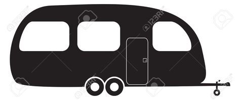 Caravan Drawing, Caravan Silhouette, Caravan Images, Caravan Stickers Vinyl Decals, Caravan Pictures, Caravan, White Background, Mario Characters, Pinterest Likes