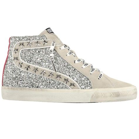 PRICES MAY VARY. There's no such thing as too much sparkle! The Vintage Havana Ray is a leather high-top sneaker with a rounded toe and a glittery, star-studded upper. No-tie front lace panel. Inside zip for easy on/off. Manmade lining, footbed, and midsole. Distressed rubber outsole. There's no such thing as too much sparkle! The Vintage Havana Ray is a leather high-top sneaker with a rounded toe and a glittery, star-studded upper. No-tie front lace panel. Inside zip for easy on/off. Manmade lining, footbed, and midsole. Distressed rubber outsole. Measurements: Heel height: 1.2 in. Single shoe weight: 24 oz. Pretty Sneakers, Large Leather Tote Bag, Glitter Sneakers, Hunter Rain Boots, High Sneakers, Leather High Tops, Raincoats For Women, Vintage Havana, Designer Vintage