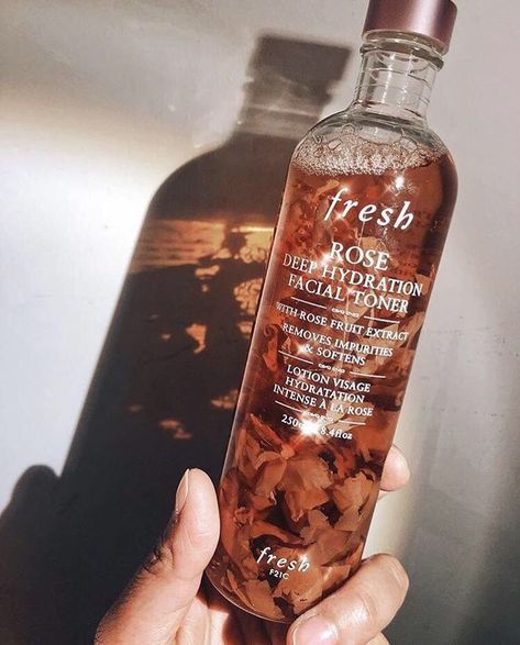 Real rose petals—for your face. Keep your thirsty skin extra hydrated with our fan-fav Rose Deep Hydration Facial Toner. Swipe on AM + PM… Fresh Beauty Fresh Rose Toner, Rose Toner, Real Rose Petals, Skin Care Toner Products, Fresh Beauty, Real Rose, Beauty Ad, Toner For Face, Am Pm