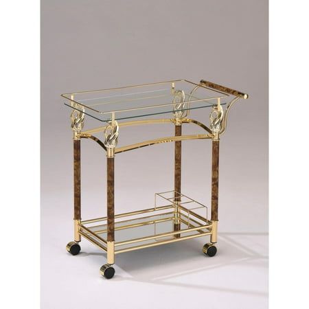 Bar Serving Cart, Rolling Bar Cart, Gold Bar Cart, Serving Bar, Vintage Bar Carts, Serving Cart, Acme Furniture, Vintage Bar, Wooden Kitchen