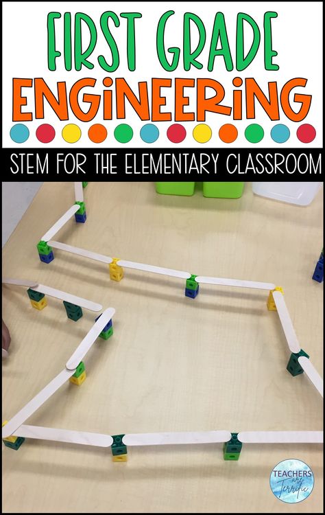 A Few Things I learned from First Graders - Teachers are Terrific Steam Activities Elementary, Classroom Decor Ideas, Stem Classes, Stem Ideas, Engineering Activities, First Grade Science, Engineering Challenge, Stem Teacher, Science Projects For Kids