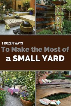 Large Backyard Landscaping, Design Tricks, Live Big, Large Backyard, Ponds Backyard, Small Yard, Small Backyard Patio, Budget Backyard, Small Backyard Pools