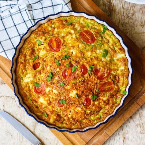 Keto Frittata with Zucchini and Goat Cheese Recipe Keto Goat Cheese, Casserole With Zucchini, Zucchini And Goat Cheese, Keto Frittata, Low Carb Frittata, Egg Frittata, Keto Zucchini, Low Carb Cocktails, Keto Smoothie Recipes