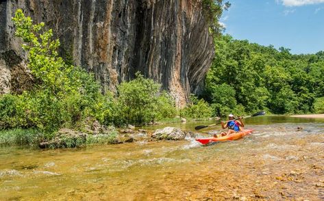 Echo Bluff State Park | Missouri State Parks-Eminence, MO-east of Springfield Missouri State Parks, Kayak Camping, Camping Destinations, Kayak Tours, Travel Channel, Usa Travel Destinations, Summer Travel, Summer Activities, State Park