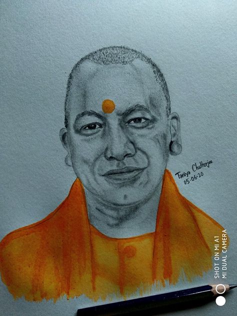 Pencil Sketch of Yogi Adityanath Ji Pencil Drawing Images, Naruto Sketch Drawing, Naruto Sketch, Dark Art Drawings, Sketches Simple, Drawing Images, Sketch Drawing, Art Drawings Sketches Simple, Pencil Sketch