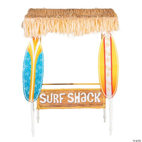 Surf Shack Vbs, Backyard Luau, Surfer Party, Surf Birthday Party, Sleepover Tents, Surf Birthday, Disney Frames, Surf Party, Foods And Drinks