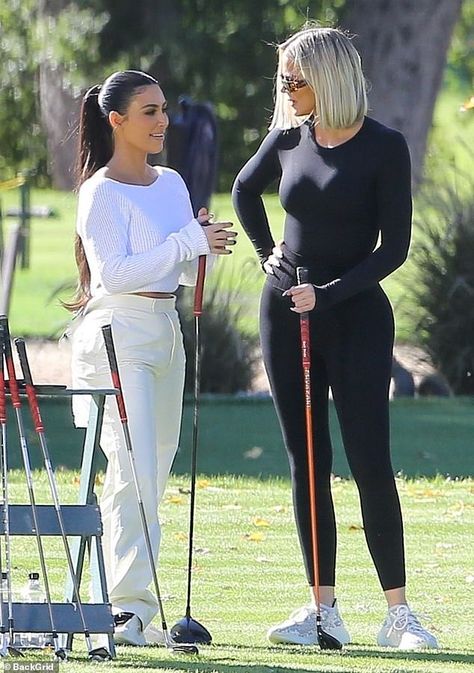 Kardashian Style Casual, Khloe Kardashian Outfits, Khloe Kardashian Style, Looks Kylie Jenner, Kim Kardashian Outfits, Kardashian Outfit, Kim Kardashian Style, Tennis Fashion, Kardashian Style