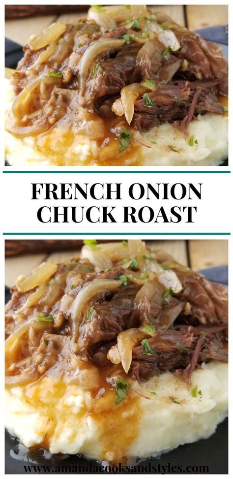 French Onion Pot Roast | Recipe | Crockpot recipes beef, Pot roast recipes, Crockpot recipes slow co -  #Beef #Crockpot #french #Onion #Pot #Recipe #Recipes #Roast #Slow Delicious Pot Roast, Crockpot Roast Recipes, Pot Roast Recipe, Beef Pot Roast, Slow Cooked Beef, Crockpot Recipes Beef, Roast Recipe, Pot Roast Recipes, Chuck Roast