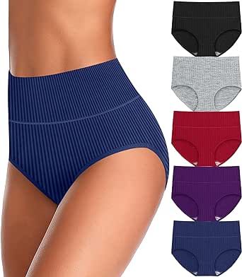 Stretch Shapewear Briefs With Built-in Bra, High Stretch Bra-friendly Shapewear Brief, Full Coverage Micro-elastic Shapewear With Soft Touch, Plus Size Leakproof High Waist Panties, Cheap Stretch Intimates In Multi-pack, Dresses Cotton, Big Belly, Hacks Clothes, Denim Projects