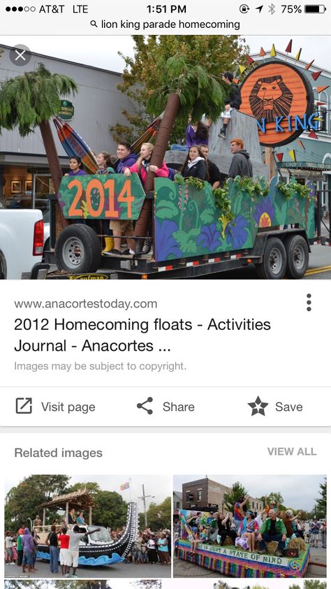 Lion King Homecoming Float, Lion King Float Parade, Lion King Parade Float Ideas, Parade Float Ideas, Parade Float Decorations, Homecoming 2023, Homecoming King, Homecoming Floats, Floating Decorations