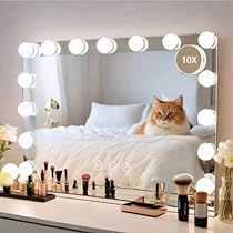 Hollywood Makeup Mirror, White Speakers, Home Mirror, Hollywood Vanity Mirror, Hollywood Vanity, Hollywood Lights, Hollywood Mirror, Lighted Vanity Mirror, Magnifying Mirror