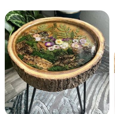 Unique Coffee Table Ideas, Dining Table Centerpiece Ideas, Dining Table Ideas, Diy Resin Table, Rooms Interior, Resin And Wood Diy, Coffee Table Ideas, Deco Nature, Diy Patio Furniture Cheap