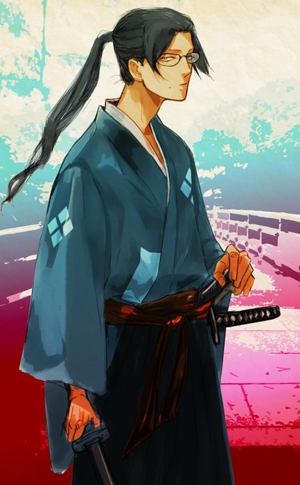 Black Hair Glasses, Kimono Male, Japanese Clothes, Samurai Champloo, Japanese Outfits, Free Anime, Black Hair, Anime, Hair