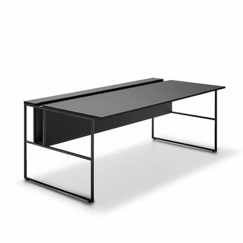 Industrial Office Desk, Single Desk, Sleek Desk, Office Table Design, Modern Office Design, Office Furniture Design, Office Workstations, Office Layout, Executive Desk