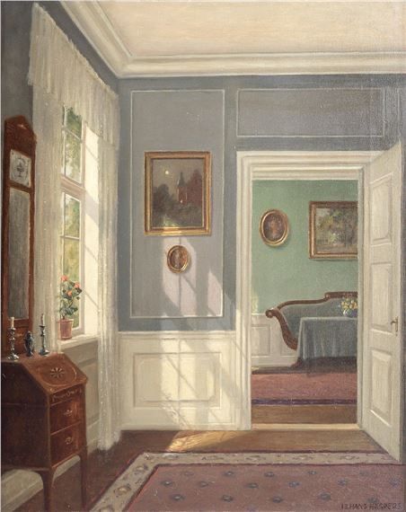 Sunny Interior, Interior Paintings, Blue Interior, Classical Art, Global Art, Interior Art, Art Market, Interior Paint, Aesthetic Art